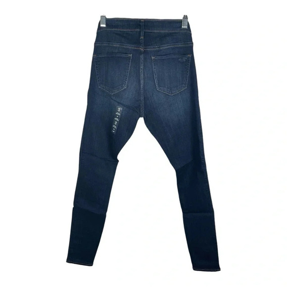 Hollister Low Rise Jean Jeggings Dark Wash Size 28 Advance Stretch - Picture 2 of 12